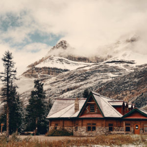 Outdoor winter date ideas. Staying in a cabin.