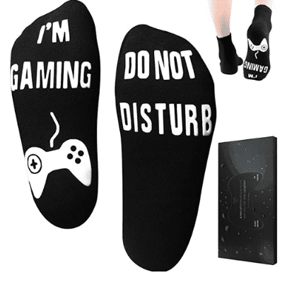 Valentines day gift idea for boyfriend - gamer socks 