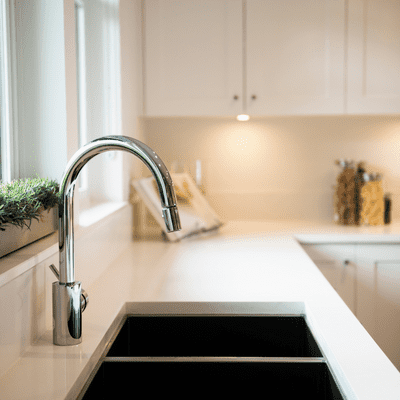 how to clean with vinegar - cleaning a sink with vinegar 