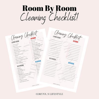 room by room spring cleaning checklist for apartments