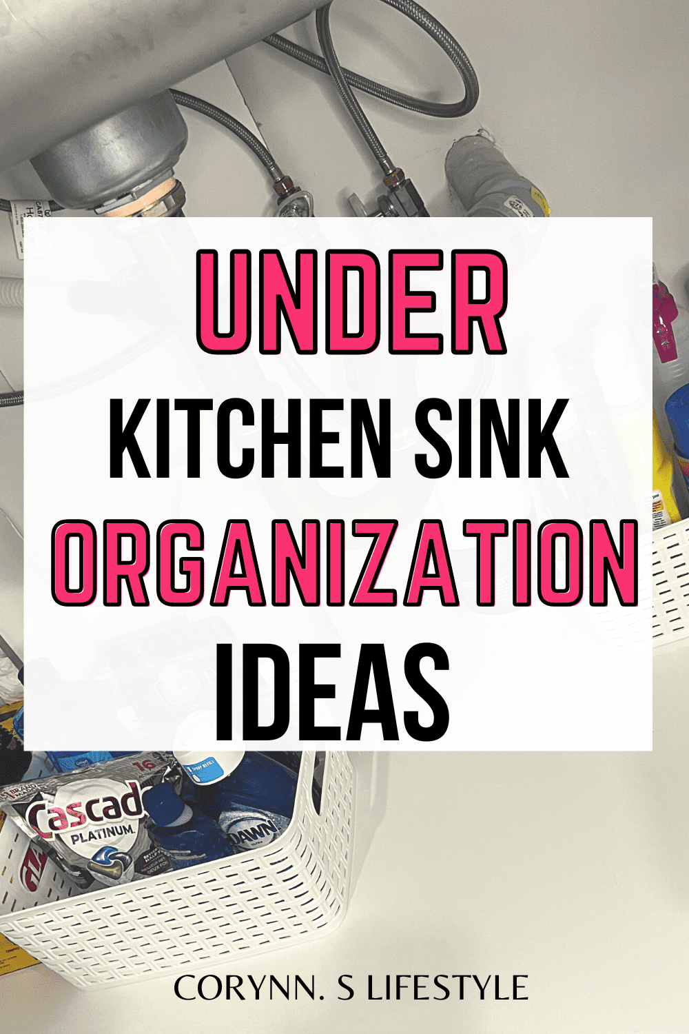 under kitchen sink organization ideas 