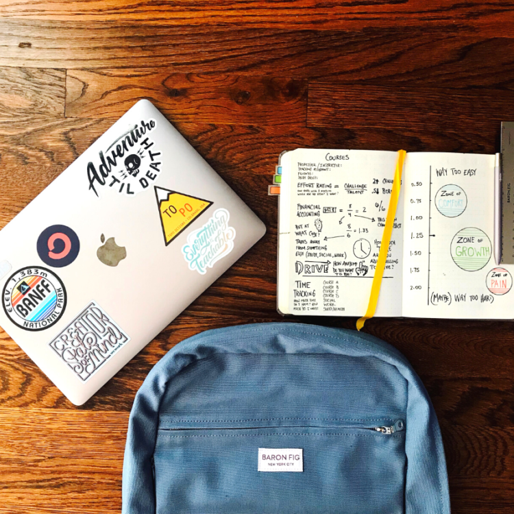 baack pack essentials for college students