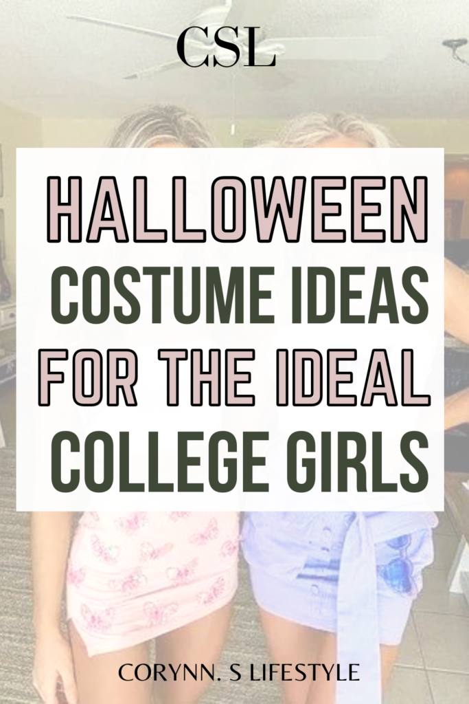 halloween costumes for college girls Pinterest pin
