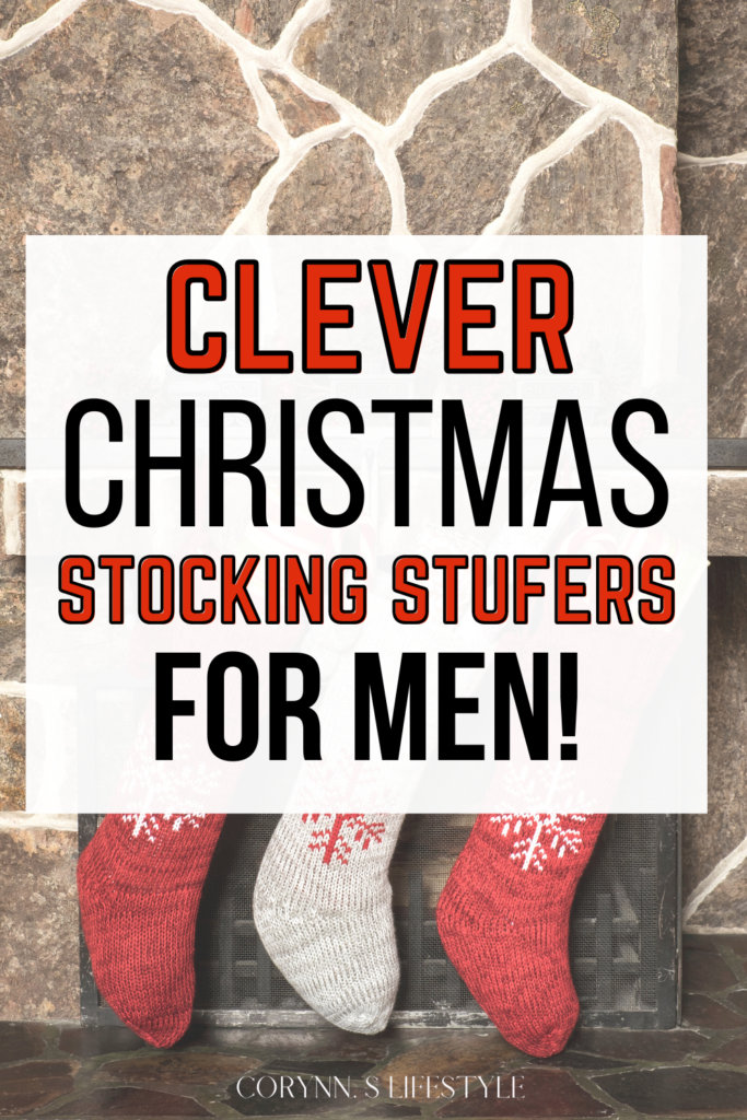 clever Christmas stocking stuffers for men pinterest pin
