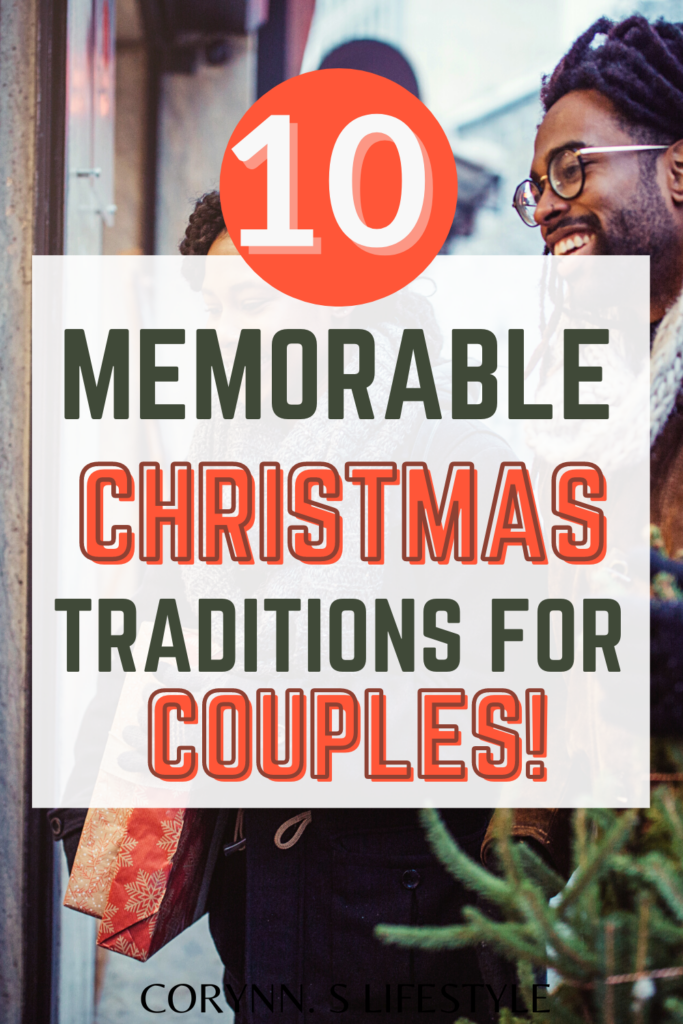 couples going Christmas shopping. Christmas traditions for childless couples. 